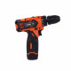 TEKHMANN Cordless screwdriver-drill TCD-12 QC Li v2.0 12V 2x2A h 28Nm 0-400 1500rpm 1kg case (851875)