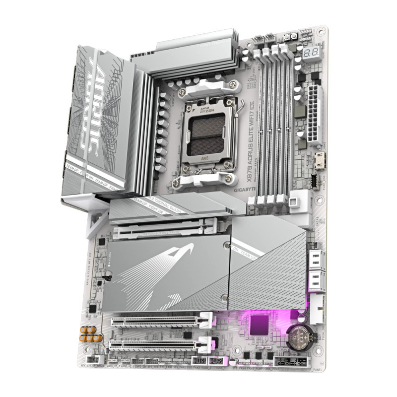 Gigabyte Motherboard X870 A ELITE WF7 ICE sAM5 X870 4xDDR5 M.2 HDMI ATX (X870_A_ELITE_WF7_ICE)