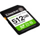 Карта памяти Kingston 512GB SDXC class 10 UHS-I U3 V30 A1 Canvas Select Plus (SDS3/512GB)