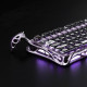 GravaStar Magnetic keyboard Mercury V75 Pro 80keys, GravaStar x Gateron Jade Gaming, USB-A, 8k, RGB, Iron Purple (GSV75PRO_PL)