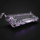 GravaStar Magnetic keyboard Mercury V75 Pro 80keys, GravaStar x Gateron Jade Gaming, USB-A, 8k, RGB, Iron Purple (GSV75PRO_PL)