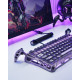 GravaStar Magnetic keyboard Mercury V75 Pro 80keys, GravaStar x Gateron Jade Gaming, USB-A, 8k, RGB, Iron Purple (GSV75PRO_PL)