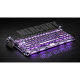 GravaStar Magnetic keyboard Mercury V75 Pro 80keys, GravaStar x Gateron Jade Gaming, USB-A, 8k, RGB, Iron Purple (GSV75PRO_PL)