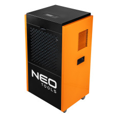 Neo Tools Industrial dehumidifier, 1000W, 90l/day, 310 sq m, 500 m3/h, LCD display, continuous drain, programmable operating time, IP22 (90-162)