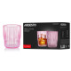 ARDESTO Low glasses set, 300ml, 2pcs, glass, pink (AR2630SPN)
