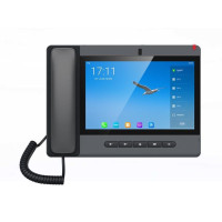 Fanvil Телефон IP  A320-Black 2xGE LAN, Wi-Fi, 20 SIP линий, 116 DSS клавиш, BT5.0, Android 9.0, PoE, 10.1" цветной Touch Screen, камера 8Mp, черный (A320-BLACK)