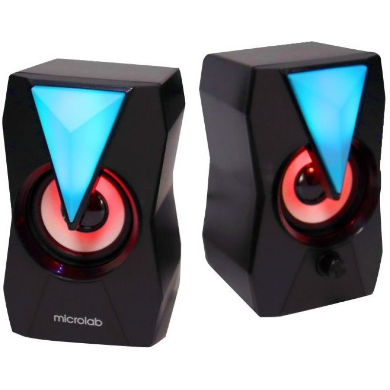 Microlab Multimedia speaker B-22 2.0, USB, mini-jack, black