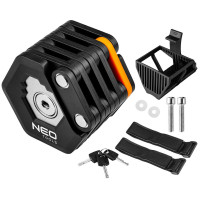 Neo Tools Замок противоугонный складной, цинковый сплав + ABS, 3 ключа, 78 см, 0.62 кг (91-006)