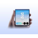 Samsung Смартфон Galaxy Flip 7 5G (F766) 6.9"/4.1"12/256ГБ, 1SIM, 4300мА•год, блакитний сріблястий (SM-F766BDBGSEK)