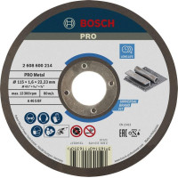 Bosch Диск відрізний Bosch Professional для металу 115x1.6x22.23мм (2.608.600.214)