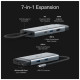 Концентратор TP-Link USB-C 7-in-1 3xUSB + HDMI + SD/TF + USB-C PD100W (UH7021C)