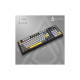 Клавиатура Ajazz AK980 V2 Maillard Switch Wireless/Bluetooth/USB UA Black/Grey/Yellow (AK980-V2-M-BGY)