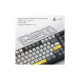 Клавиатура Ajazz AK980 V2 Maillard Switch Wireless/Bluetooth/USB UA Black/Grey/Yellow (AK980-V2-M-BGY)