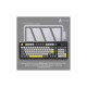 Клавиатура Ajazz AK980 V2 Maillard Switch Wireless/Bluetooth/USB UA Black/Grey/Yellow (AK980-V2-M-BGY)
