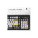 Клавиатура Ajazz AK980 V2 Maillard Switch Wireless/Bluetooth/USB UA Black/Grey/Yellow (AK980-V2-M-BGY)