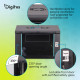 Digitus Шафа DIGITUS 19", 7U, Wall Mounting Dynamic-N, 600x450 мм, 60кг максимально, розібрана, чорна (DN-37101)