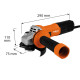 Neo Tools angle grinder 125 mm 1000W 12000 rpm 2.0 kg (04-716)