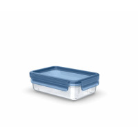 Tefal Tefal Master Seal Eco Food Container, 0.8L, rectangular, plastic, transparent, blue (N1171318)