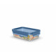 Tefal Контейнер Tefal Master Seal Eco 0,8л, прямокутний, пластик, прозорий, блакитний (N1171318)