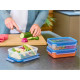 Tefal Контейнер Tefal Master Seal Eco 0,8л, прямокутний, пластик, прозорий, блакитний (N1171318)