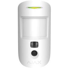 Ajax Wireless motion detector with camera, with enhanced photo recording and photo on demand Ajax HDR MotionCam PhOD, Jeweller, white (000053984)