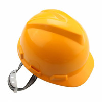 Tolsen protective helmet, plastic polypropylene PP, adjustment buckle, headphones, yellow (45188)