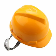 Tolsen protective helmet, plastic polypropylene PP, adjustment buckle, headphones, yellow (45188)