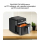 Tefal Tefal air fryer Easy Fry Mega Compact, 1700W, bowl-7.5l, sensor control, plastic, black (EY8618E0)
