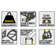Stanley Тележка грузовая Stanley универсальная, складная, платформа 39х29см, до 60кг, вес 3.5кг (SXWT-FT584)