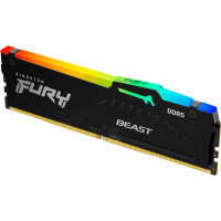 Модуль памяти для компьютера DDR5 64GB 5600 MHz Beast RGB EXPO Black Kingston Fury (ex.HyperX) (KF556C40BBA-64)