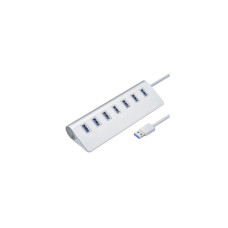 Концентратор Voltronic USB 3.0 to 7xUSB 0.2m aluminum (YT-3HA7/2TB)