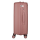 2E Набор чемоданов 2E, M7979, полипропилен, (L+M+S), молния anti theft, 4 колеса, кодовий замок, розово-золотой (2E-PP-M7979-SET3-RG)