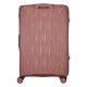 2E Набор чемоданов 2E, M7979, полипропилен, (L+M+S), молния anti theft, 4 колеса, кодовий замок, розово-золотой (2E-PP-M7979-SET3-RG)