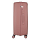 2E Набор чемоданов 2E, M7979, полипропилен, (L+M+S), молния anti theft, 4 колеса, кодовий замок, розово-золотой (2E-PP-M7979-SET3-RG)