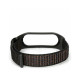 Ремешок для фитнес браслета BeCover Nylon Style для Xiaomi Mi Smart Band 7 Black (707655)