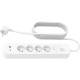 Сетевой фильтр питания Belkin 4хТипE, 16А, USB-A/USB-C 18Вт, 2м (SRB001CA2M)