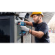 Bosch сordless impact screwdriver GDR 18V-215 18V battery 2x2A h 3800 rpm 215 Nm M6-M16 ZP GAL18V-20 case 1kg (0.601.9N2.022)
