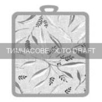 ARDESTO Прихватка ARDESTO Grey leaves 18х20см, 100% поліестер, cірий (ART04GL)