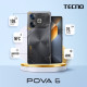 TECNO Smartphone POVA 6 (LI7) 6.78  12/256GB, 2SIM, 6000mAh, Meteorite Grey (4894947019067)