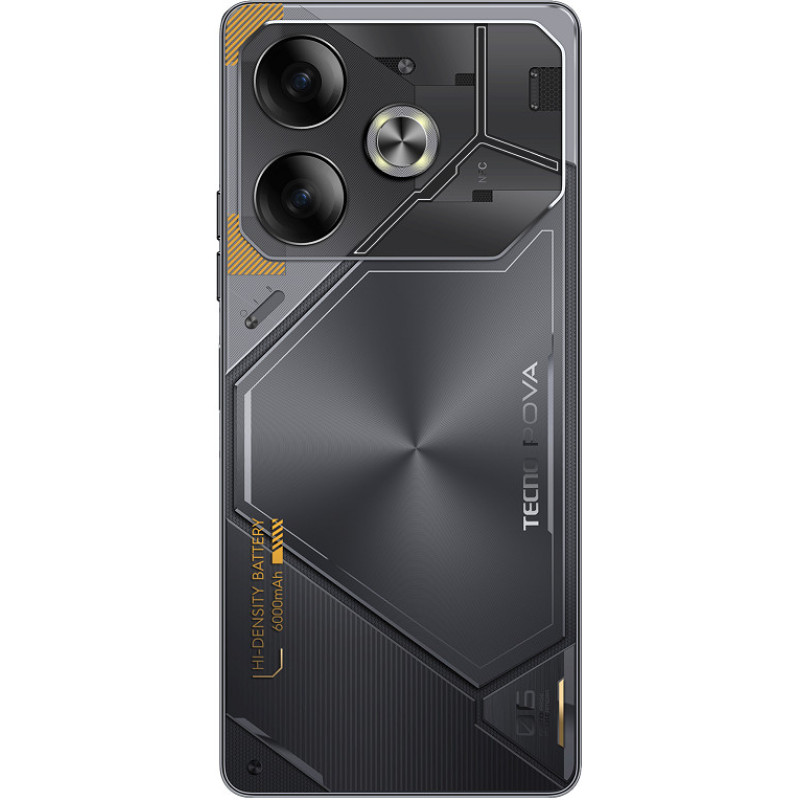 TECNO Smartphone POVA 6 (LI7) 6.78  12/256GB, 2SIM, 6000mAh, Meteorite Grey (4894947019067)