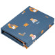 ARDESTO Bedding set 2.0 Gloria, sateen, duvet cover 200x220cm, bed sheet 230x240cm, pillowcases (2) 50x70cm, 100% cotton, teddy bears blue (ART2022TB)