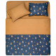 ARDESTO Bedding set 2.0 Gloria, sateen, duvet cover 200x220cm, bed sheet 230x240cm, pillowcases (2) 50x70cm, 100% cotton, teddy bears blue (ART2022TB)