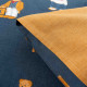 ARDESTO Bedding set 2.0 Gloria, sateen, duvet cover 200x220cm, bed sheet 230x240cm, pillowcases (2) 50x70cm, 100% cotton, teddy bears blue (ART2022TB)