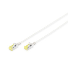 Digitus CAT 6A U-FTP slim patch cord, Cu, LSZH AWG 28/7, length 1 m, color grey (DK-1624-A-010S)