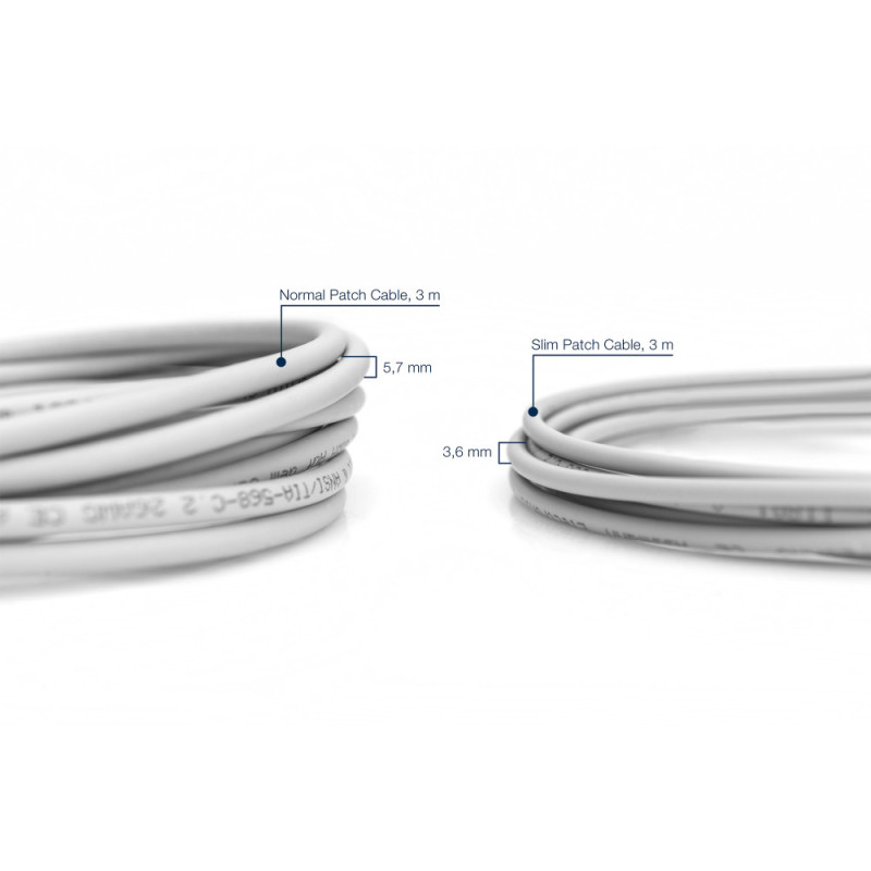 Digitus Патч-корд САТ 6A U-FTP, 1м, AWG 28/7, Cu, LSZH, Slim, серый (DK-1624-A-010S)