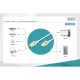 Digitus Патч-корд САТ 6A U-FTP, 1м, AWG 28/7, Cu, LSZH, Slim, серый (DK-1624-A-010S)