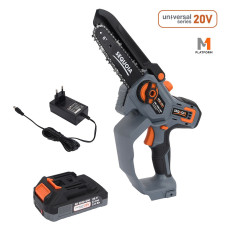 SEQUOIA Пила цепная аккумуляторная  SBC2006-UNI 20В акб 1х2.0А·ч шина 15см 1/4" 6.5м/с 2.05кг