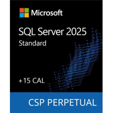 Microsoft SQL Server 2025 Standard Edition and 15 CAL Pack (DG7GMGF0VNH6-0001)
