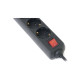 Сетевой фильтр питания REAL-EL REAL-EL RS-6 PROTECT USB, 5m, black (EL122300018)