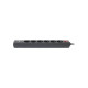 Сетевой фильтр питания REAL-EL REAL-EL RS-6 PROTECT USB, 5m, black (EL122300018)